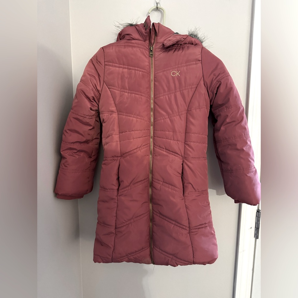 Girls 8-10 Calvin Klein coat